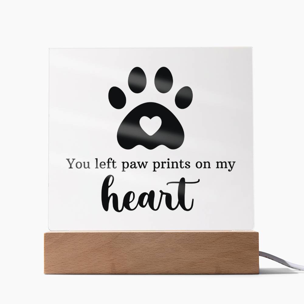 Keepsake Acrylic Bundle - You Left Pawprints In My Heart