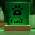 Keepsake Acrylic Bundle - You Left Pawprints In My Heart