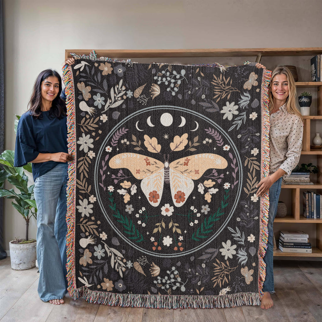 Bohemian Butterfly - Woven Blanket